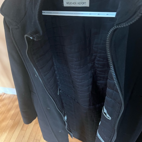 Weather report mens xl pea coat - Picture 2 of 5